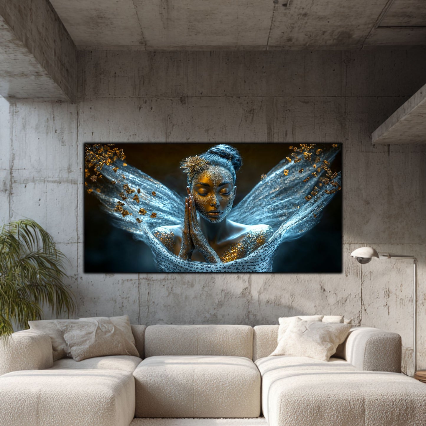 Beyond Meditation - Tablouri moderne pe sticla securizata pentru living contemporan NO03