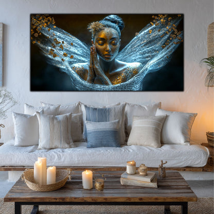 Beyond Meditation - Tablouri moderne pe sticla securizata pentru living contemporan NO03