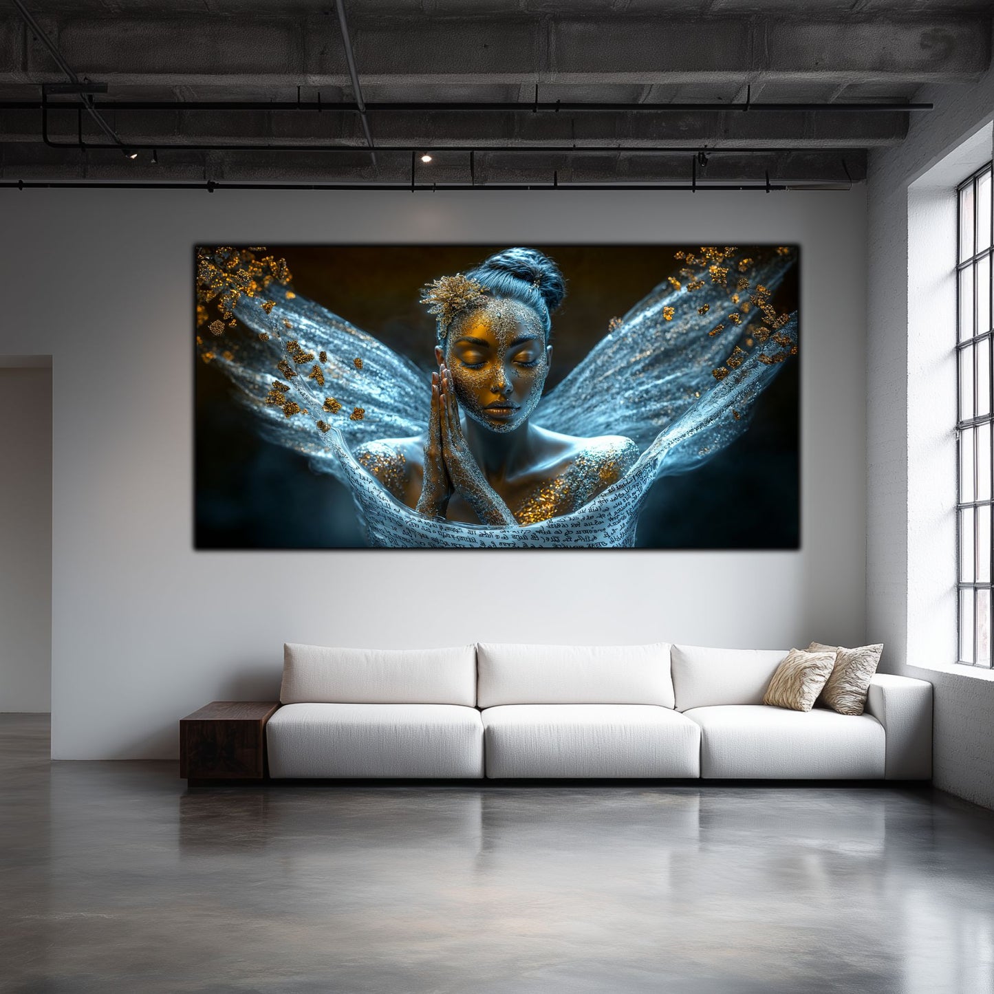 Beyond Meditation - Tablouri moderne pe sticla securizata pentru living contemporan NO03