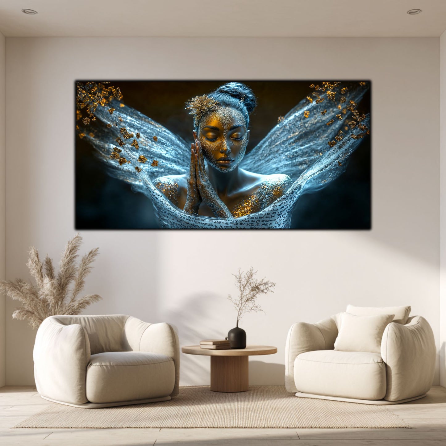 Beyond Meditation - Tablouri moderne pe sticla securizata pentru living contemporan NO03