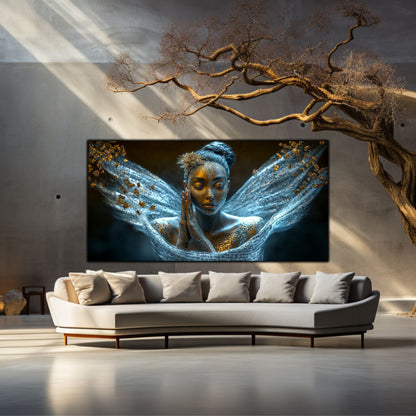 Beyond Meditation - Tablouri moderne pe sticla securizata pentru living contemporan NO03