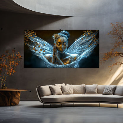 Beyond Meditation - Tablouri moderne pe sticla securizata pentru living contemporan NO03