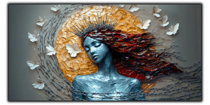 Thorned Beauty - Tablou Sticla Securizata - no04