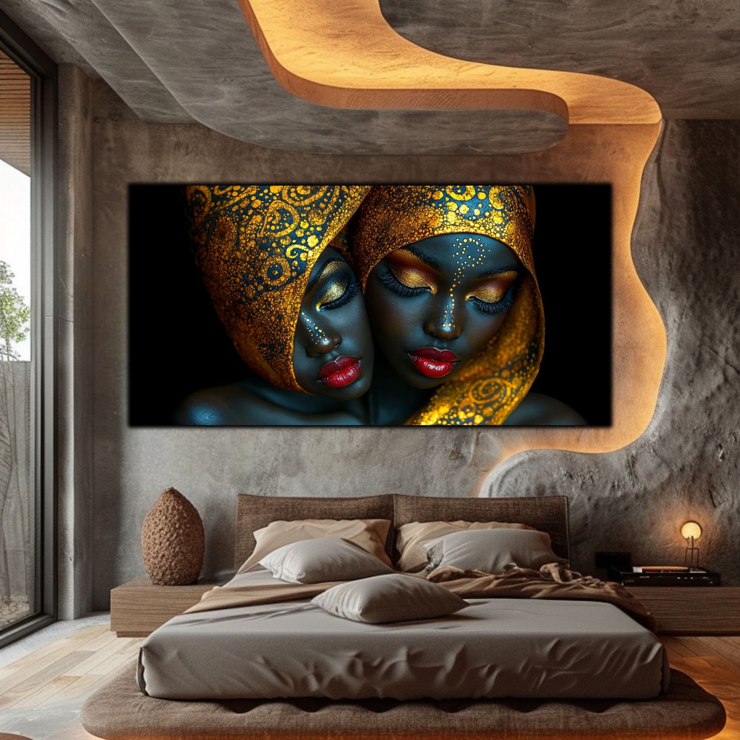 Tablou unicat din sticlă securizată - Beyond Tribe NO09