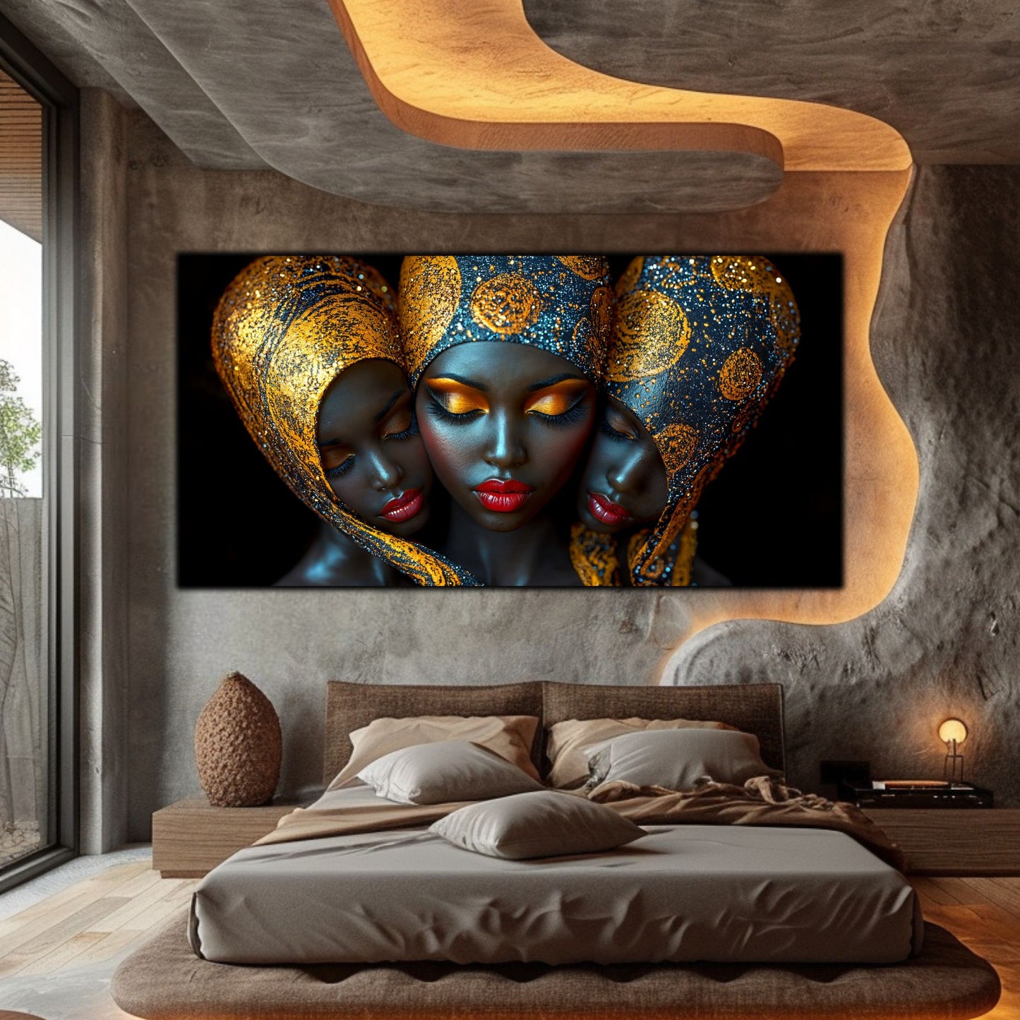 Tablou unicat din sticlă securizată - Beyond Tribe NO03