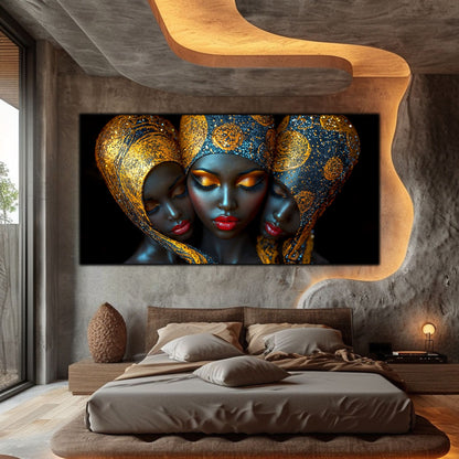 Tablou unicat din sticlă securizată - Beyond Tribe NO03