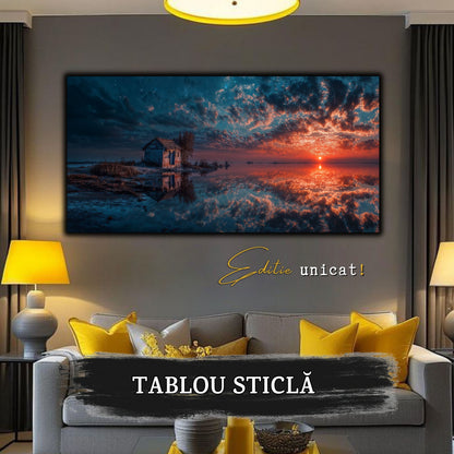 Night and Soul - Tablou Living  - Sticla Securizata - no07