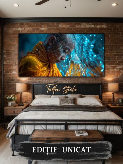 Tablou pe sticlă securizată – unicat - Silent Shatter 05