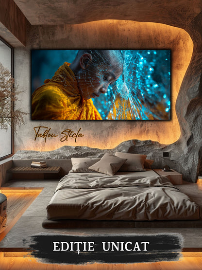 Tablou pe sticlă securizată – unicat - Silent Shatter 05