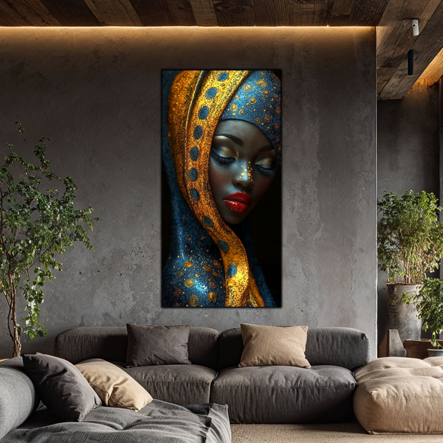 Tablou unicat din sticlă securizată - Beyond Tribe NO17