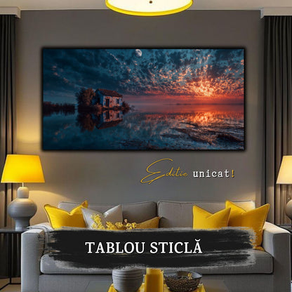 Night and Soul - Tablou Living  - Sticla Securizata - no09
