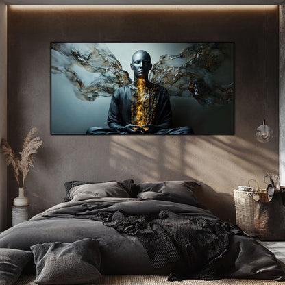 Beyond Meditation - Tablouri moderne pe sticla securizata pentru living contemporan NO31