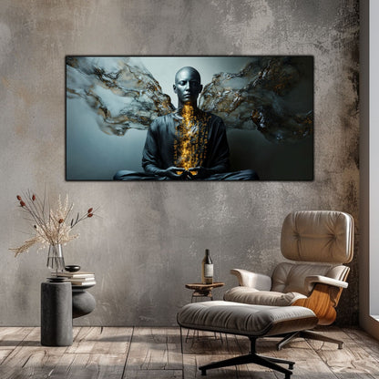 Beyond Meditation - Tablouri moderne pe sticla securizata pentru living contemporan NO31