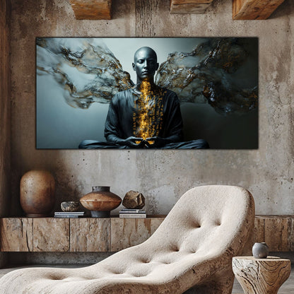 Beyond Meditation - Tablouri moderne pe sticla securizata pentru living contemporan NO31