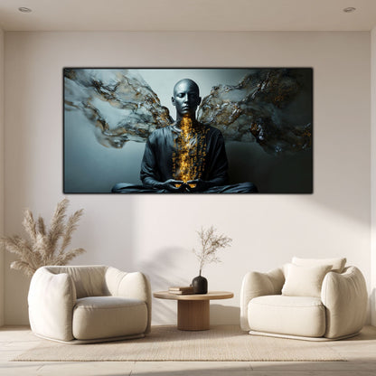 Beyond Meditation - Tablouri moderne pe sticla securizata pentru living contemporan NO31