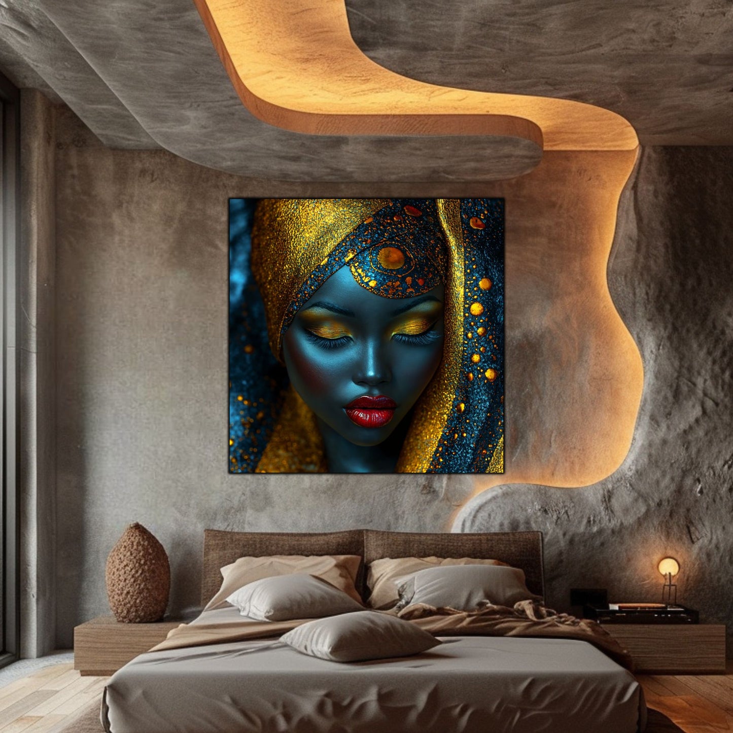 Tablou unicat din sticlă securizată - Beyond Tribe NO32