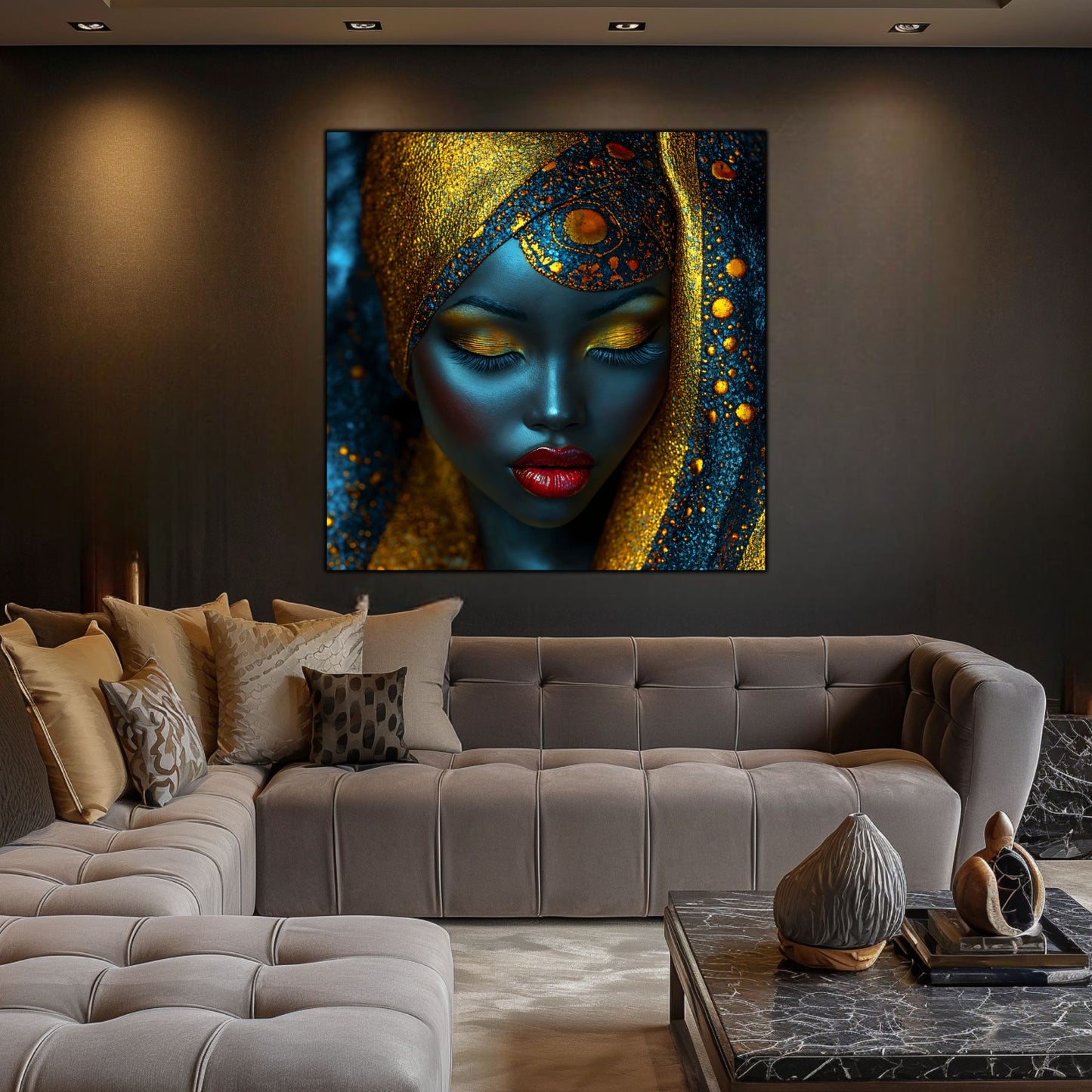 Tablou unicat din sticlă securizată - Beyond Tribe NO32