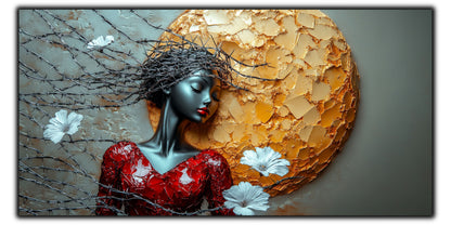 Thorned Beauty - Tablou Sticla Securizata - no06