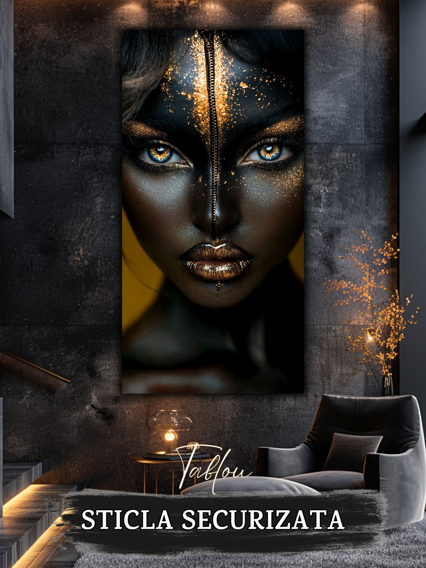 Tablou Sticla - Dark Zen - 19