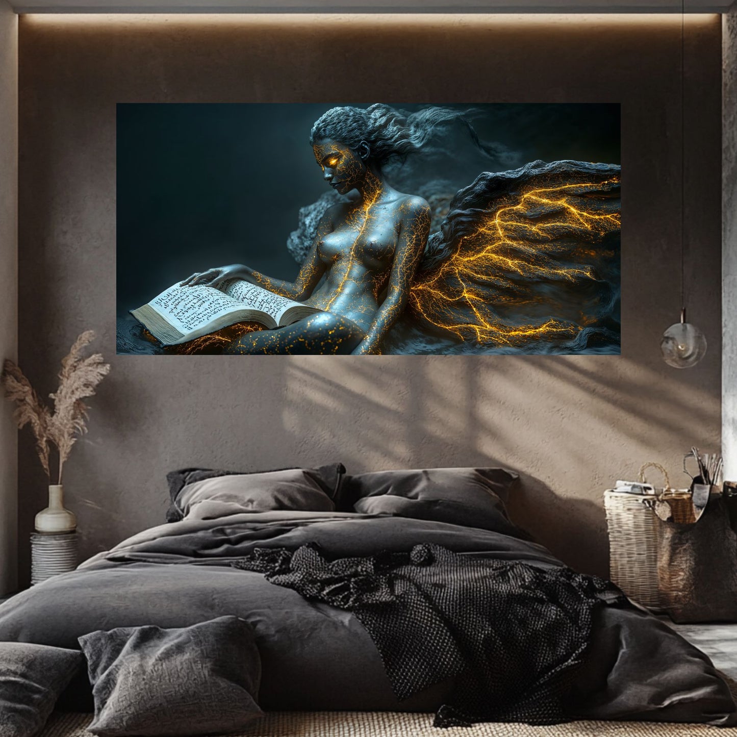 Beyond Meditation - Tablouri moderne pe sticla securizata pentru living contemporan NO06