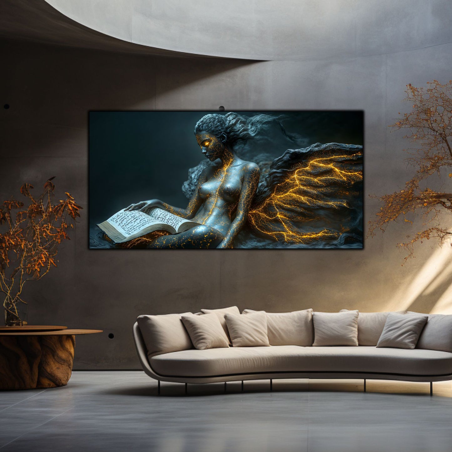 Beyond Meditation - Tablouri moderne pe sticla securizata pentru living contemporan NO06