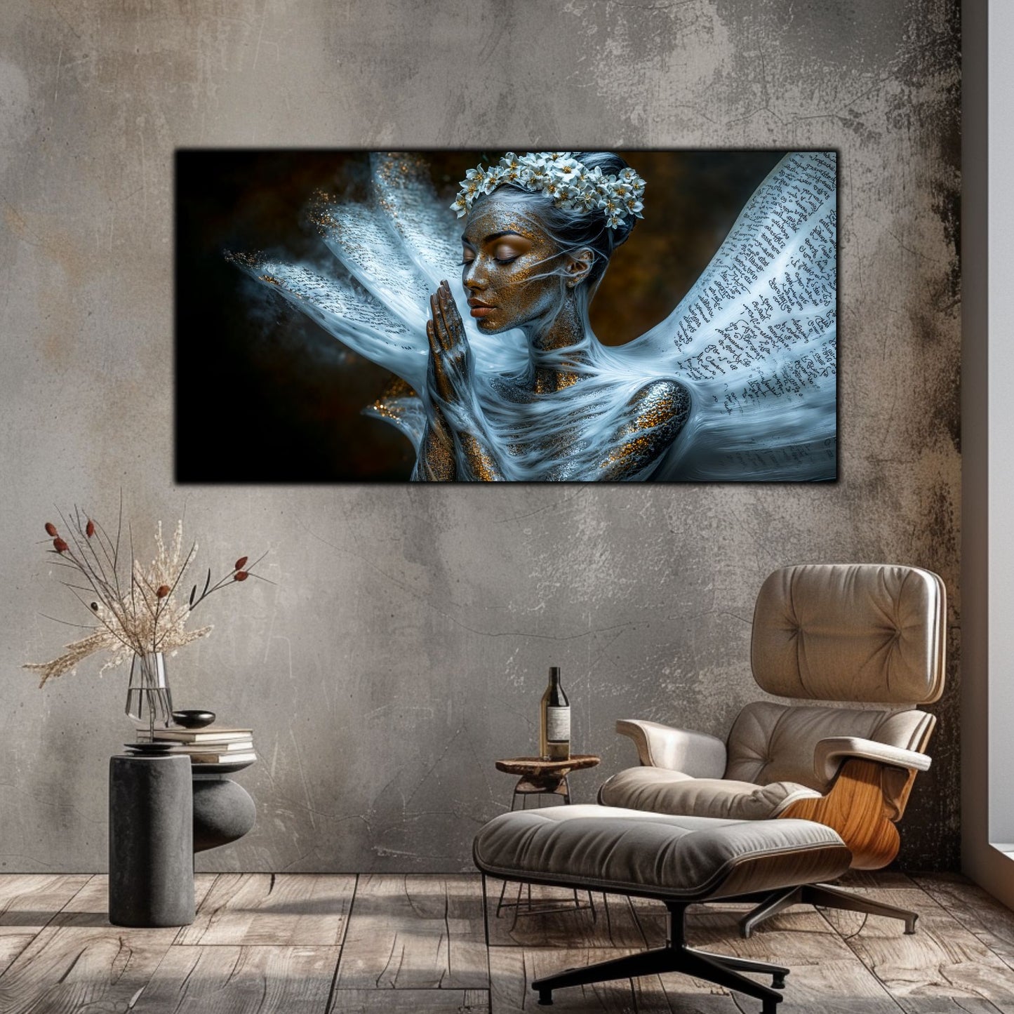 Beyond Meditation - Tablouri moderne pe sticla securizata pentru living contemporan NO02