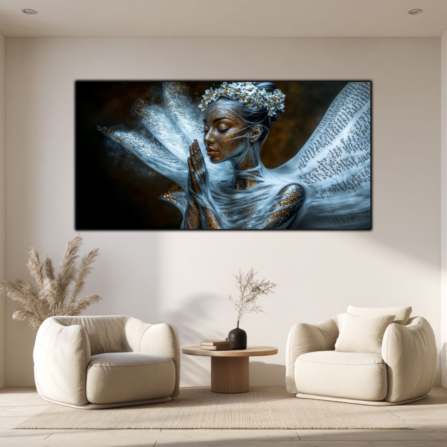 Beyond Meditation - Tablouri moderne pe sticla securizata pentru living contemporan NO02