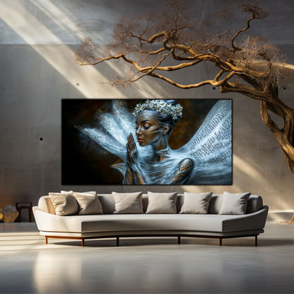 Beyond Meditation - Tablouri moderne pe sticla securizata pentru living contemporan NO02