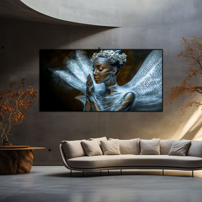 Beyond Meditation - Tablouri moderne pe sticla securizata pentru living contemporan NO02