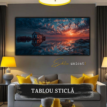 Night and Soul - Tablou Living  - Sticla Securizata - no13
