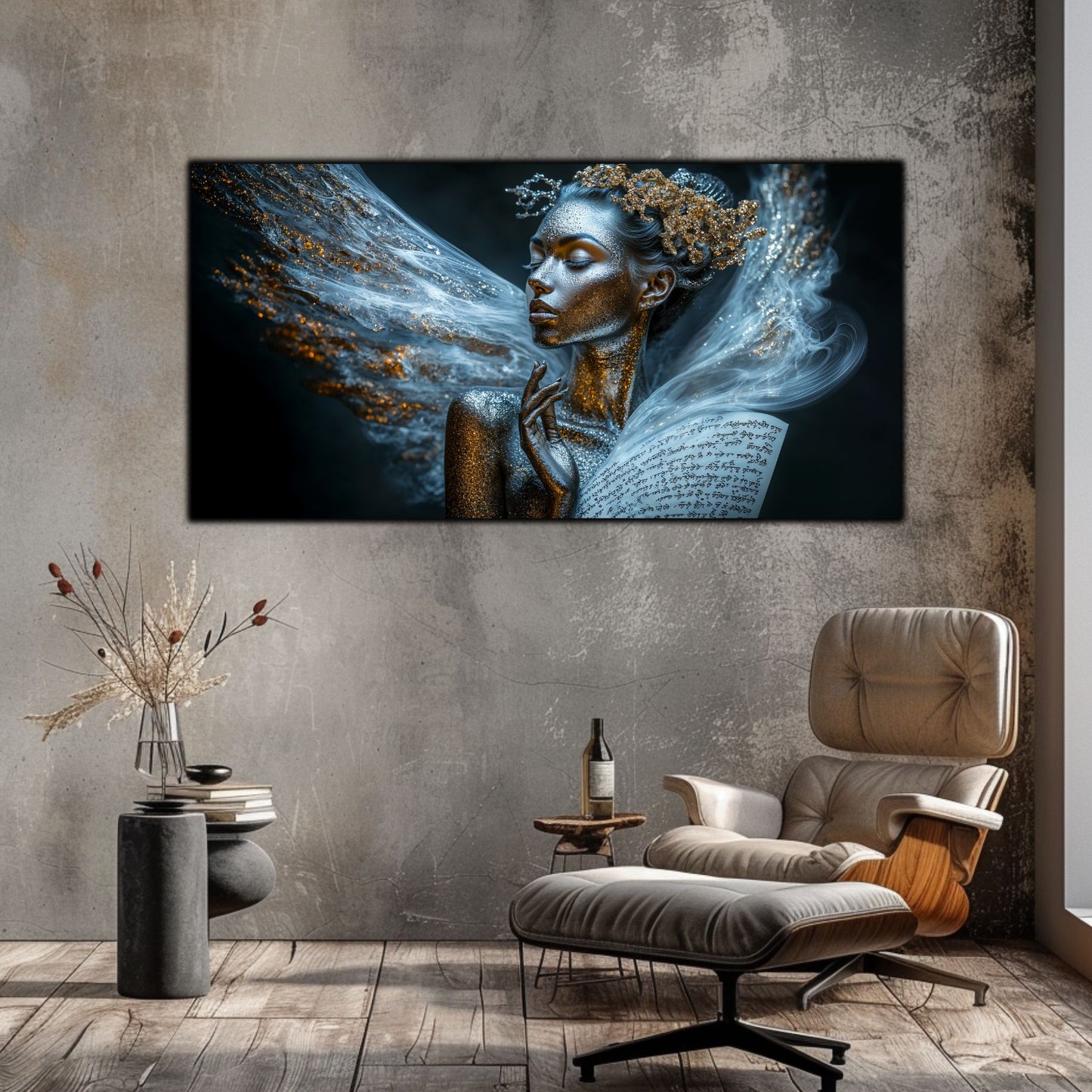 Beyond Meditation - Tablouri moderne pe sticla securizata pentru living contemporan NO09