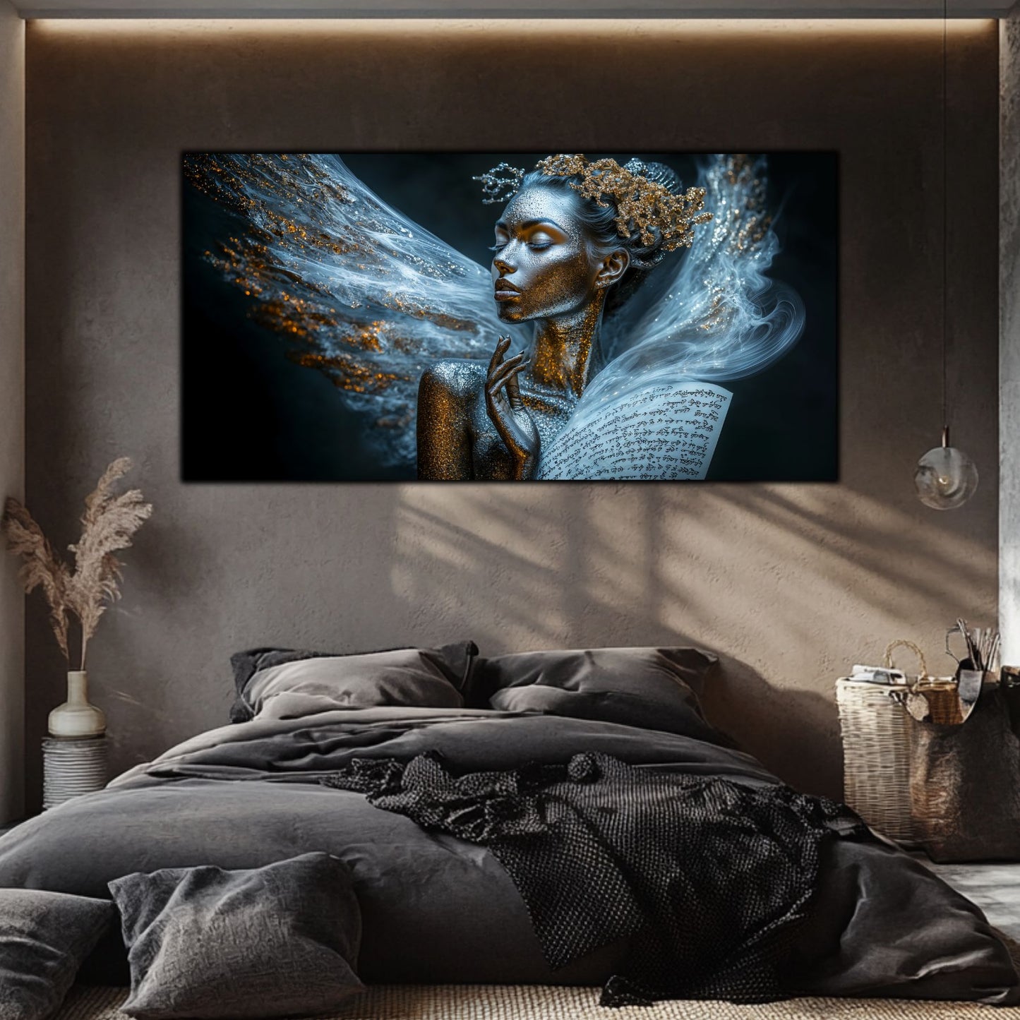 Beyond Meditation - Tablouri moderne pe sticla securizata pentru living contemporan NO09