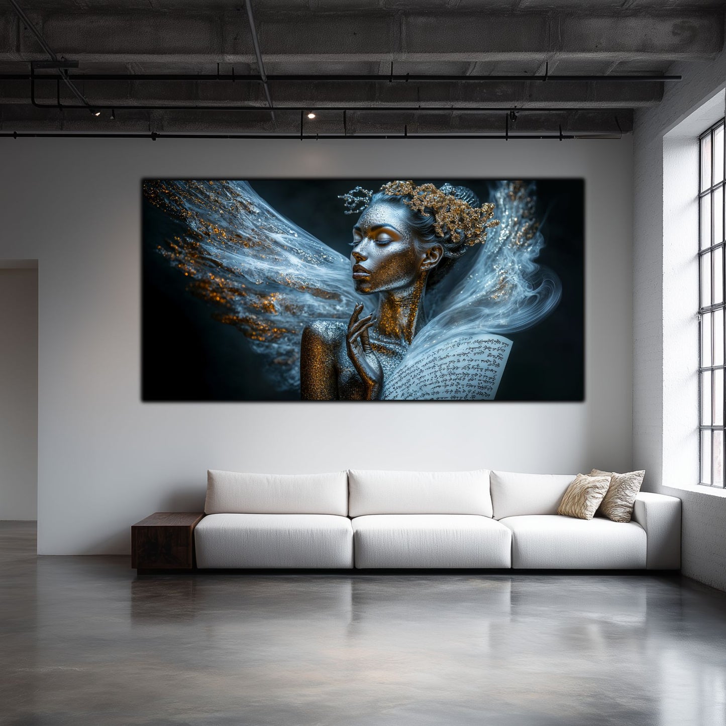 Beyond Meditation - Tablouri moderne pe sticla securizata pentru living contemporan NO09