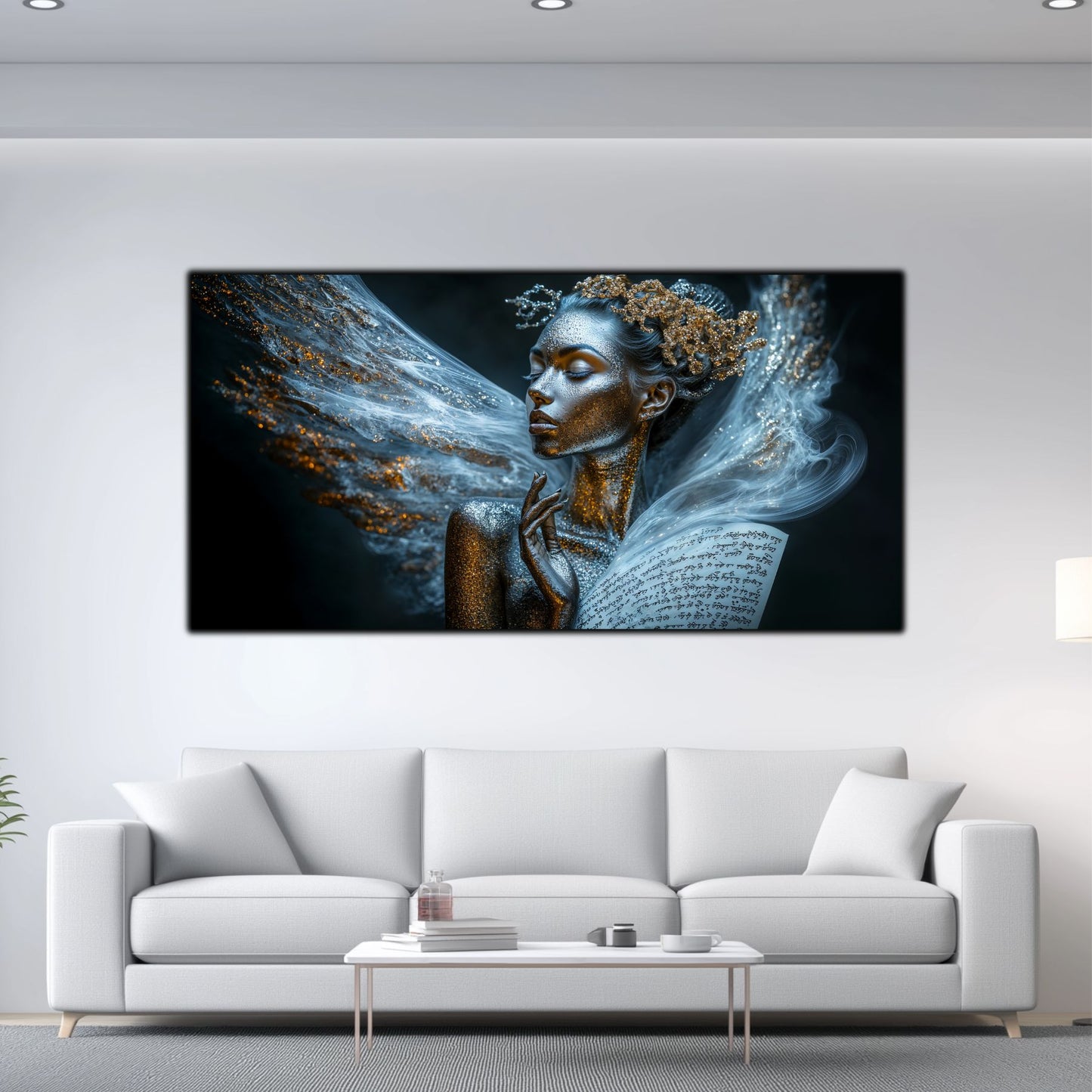 Beyond Meditation - Tablouri moderne pe sticla securizata pentru living contemporan NO09