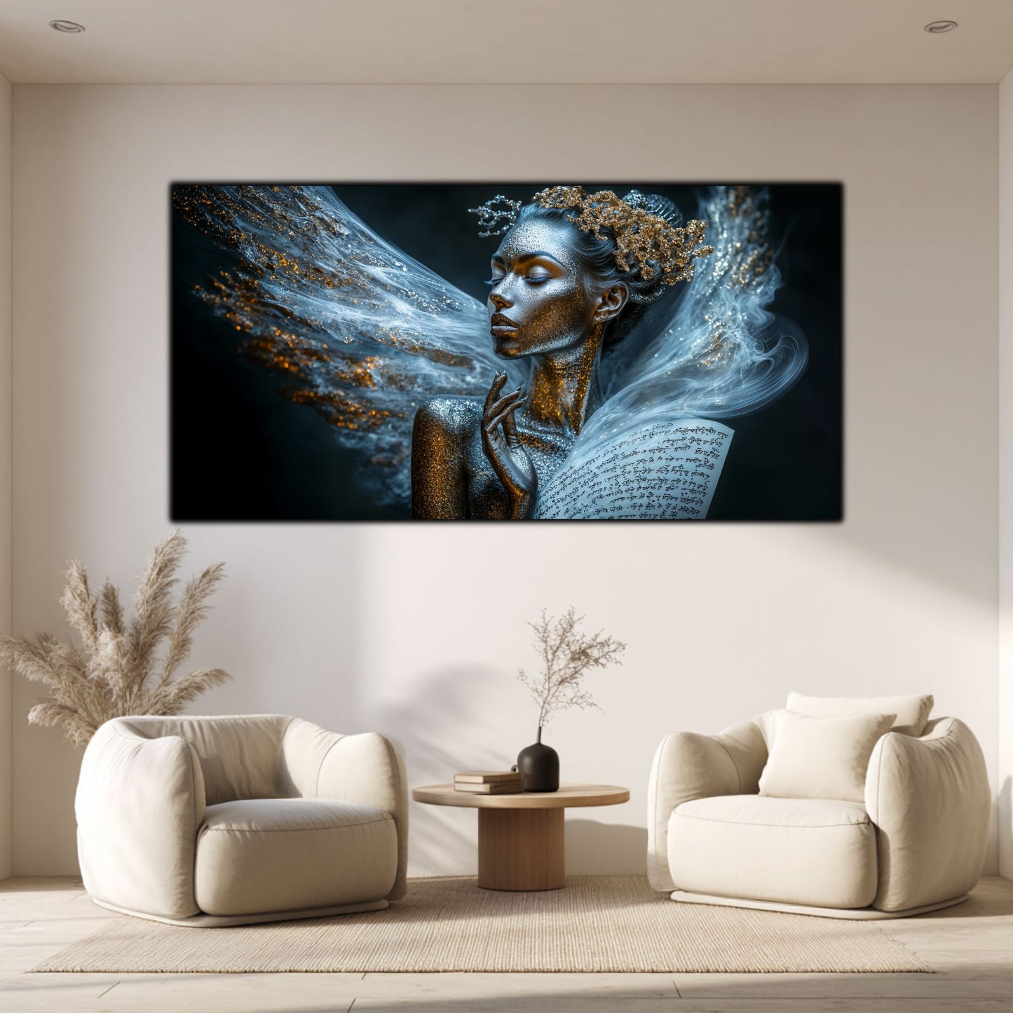 Beyond Meditation - Tablouri moderne pe sticla securizata pentru living contemporan NO09