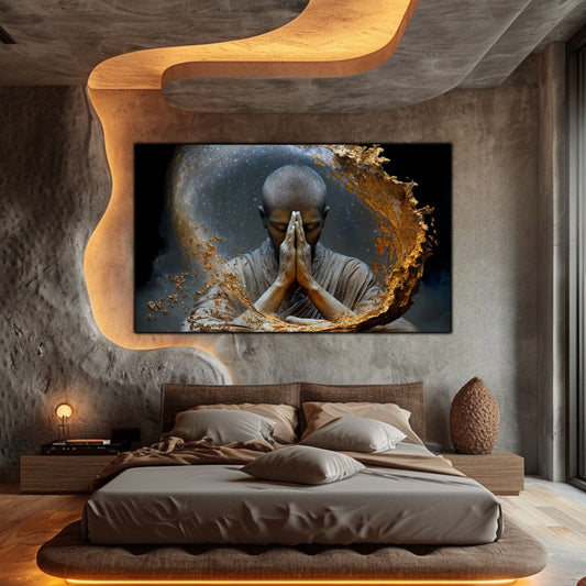 Tablou Decorativ pe Sticla Securizata – Ideal pt Dormitor si Living - Beyond Stardust No04