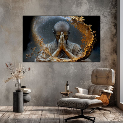 Tablou Decorativ pe Sticla Securizata – Ideal pt Dormitor si Living - Beyond Stardust No04