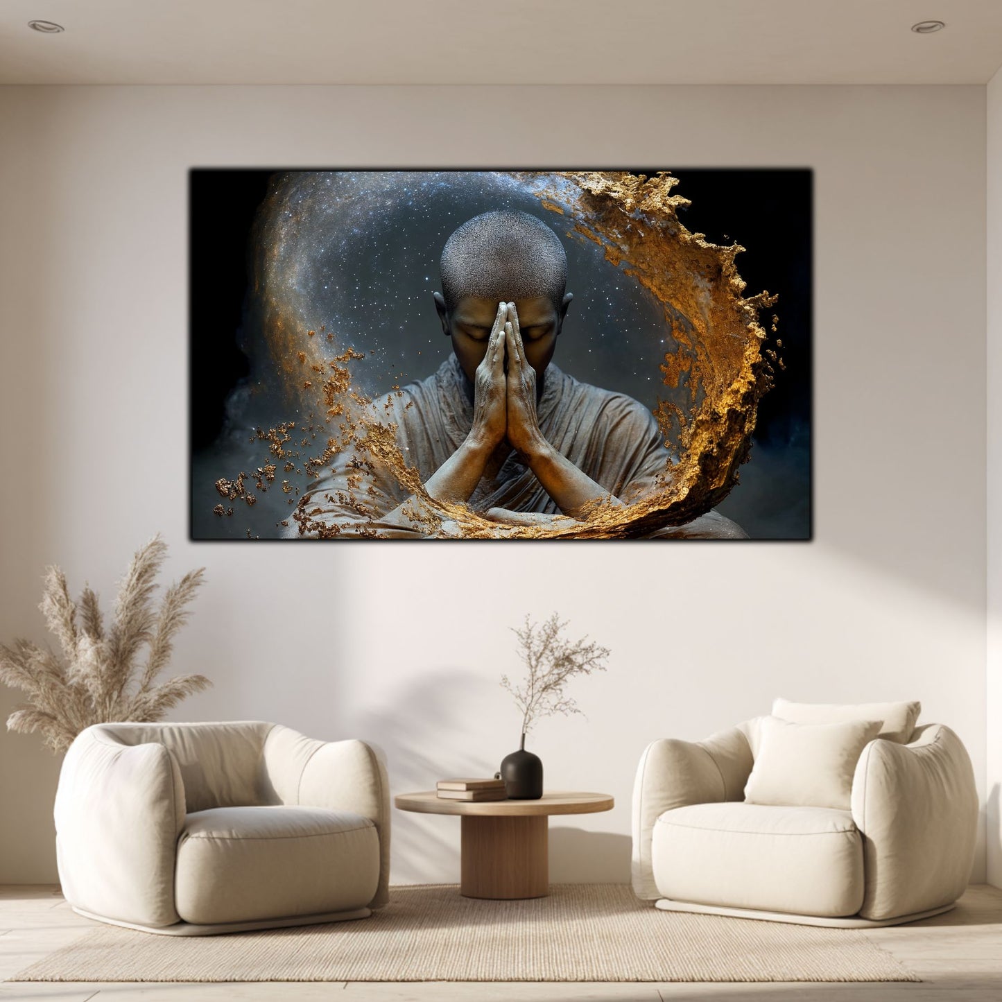 Tablou Decorativ pe Sticla Securizata – Ideal pt Dormitor si Living - Beyond Stardust No04