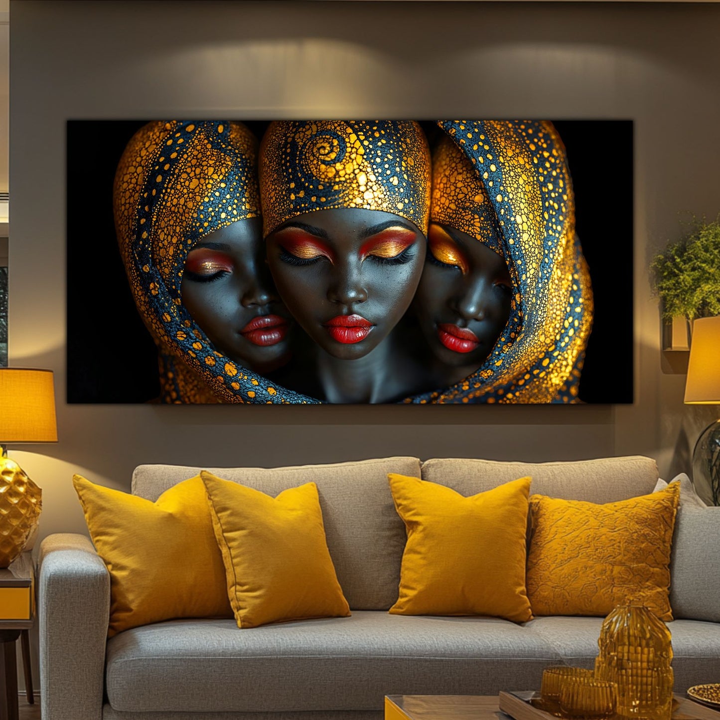 Tablou unicat din sticlă securizată - Beyond Tribe NO04