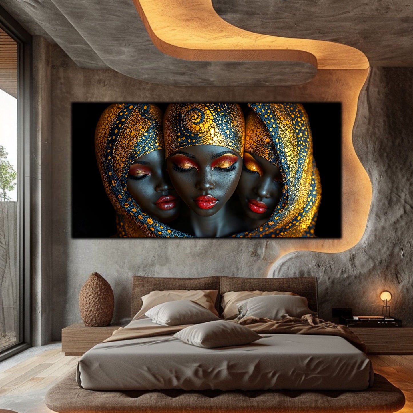 Tablou unicat din sticlă securizată - Beyond Tribe NO04