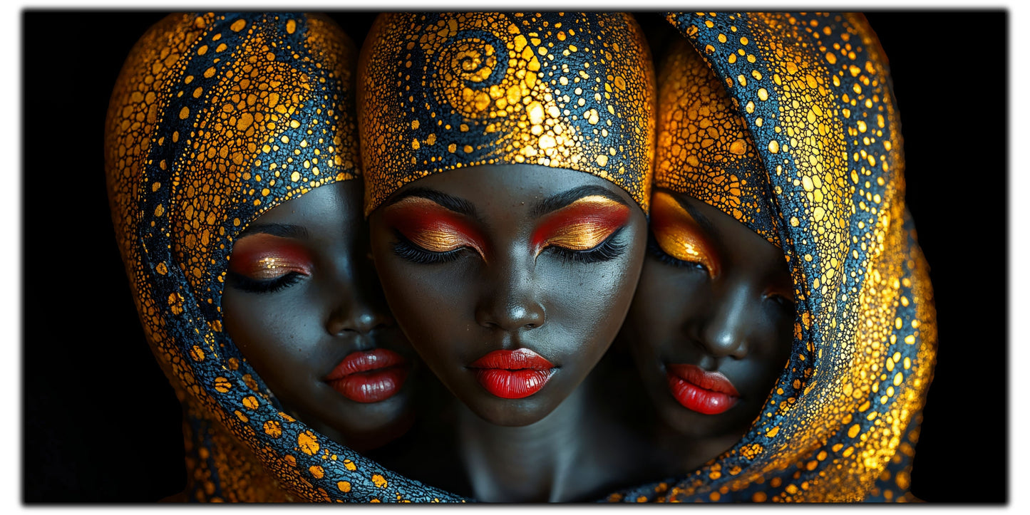 Tablou unicat din sticlă securizată - Beyond Tribe NO04