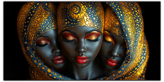 Tablou unicat din sticlă securizată - Beyond Tribe NO04