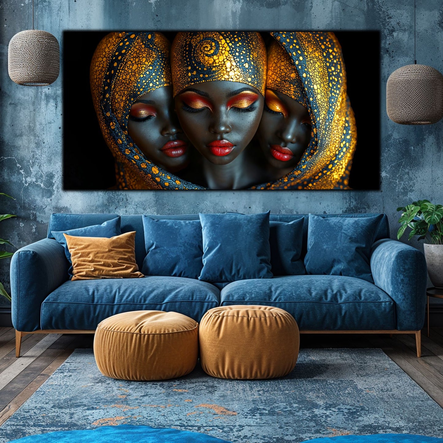 Tablou unicat din sticlă securizată - Beyond Tribe NO04