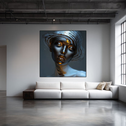 Dark White - Tablou Sticla Securizata - NO01