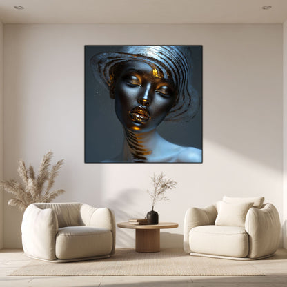 Dark White - Tablou Sticla Securizata - NO01