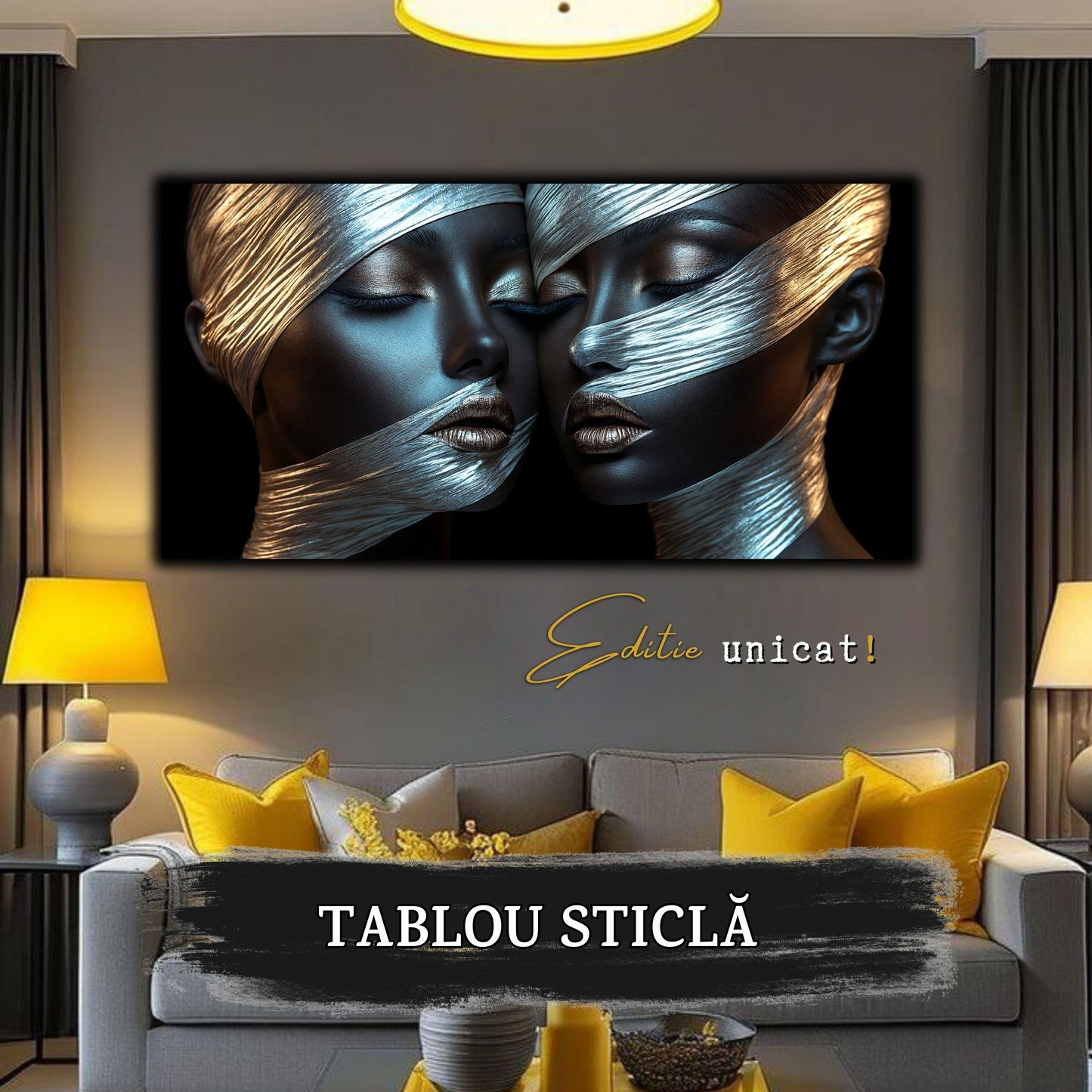 Innerverse - Tablou Sticla  - Unicat - no06
