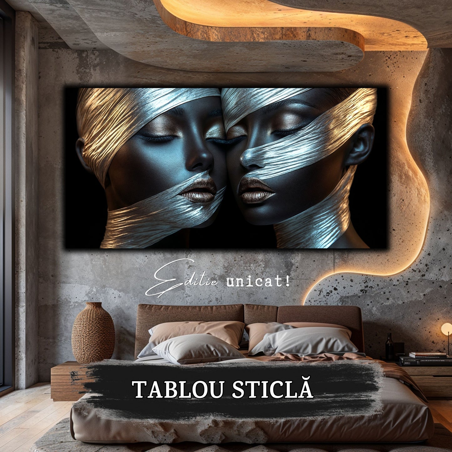 Innerverse - Tablou Sticla  - Unicat - no06