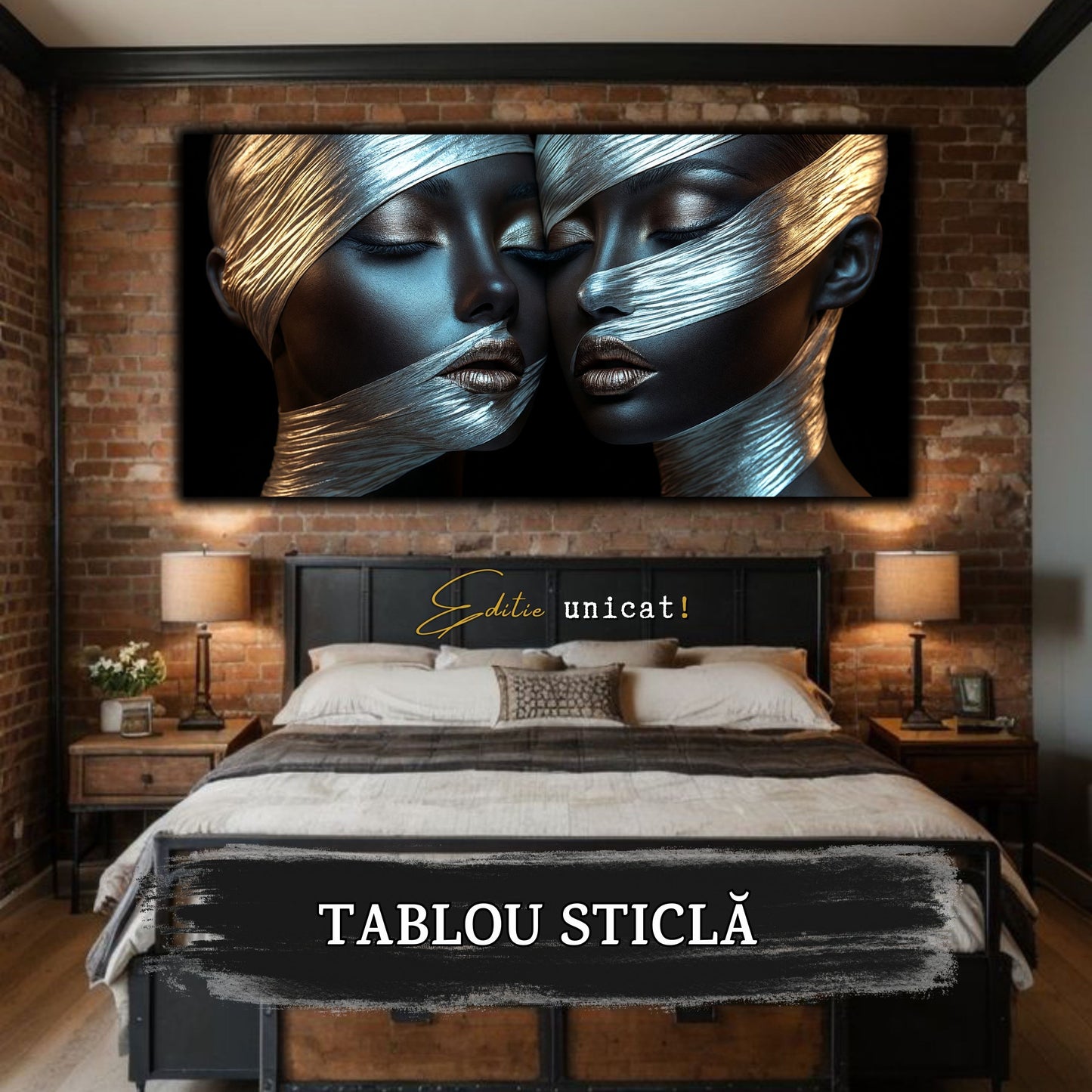 Innerverse - Tablou Sticla  - Unicat - no06