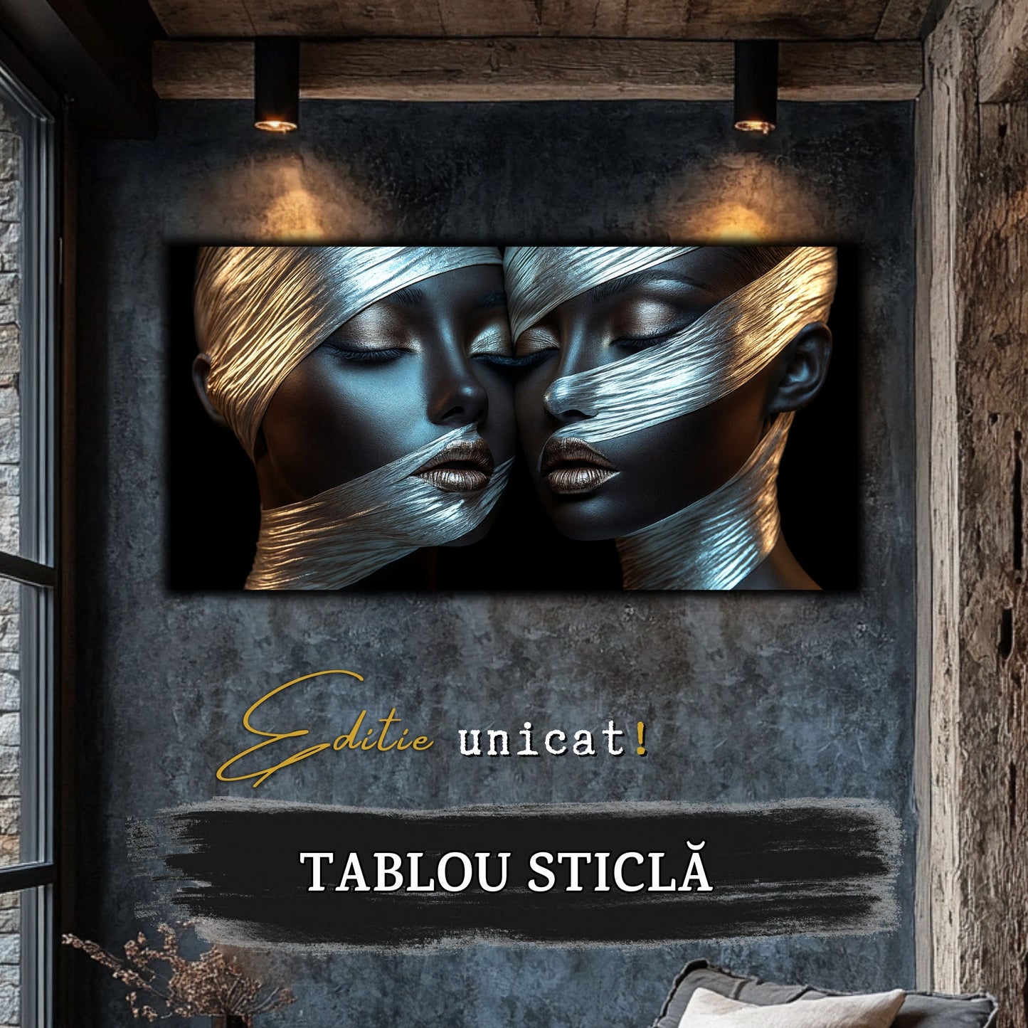 Innerverse - Tablou Sticla  - Unicat - no06