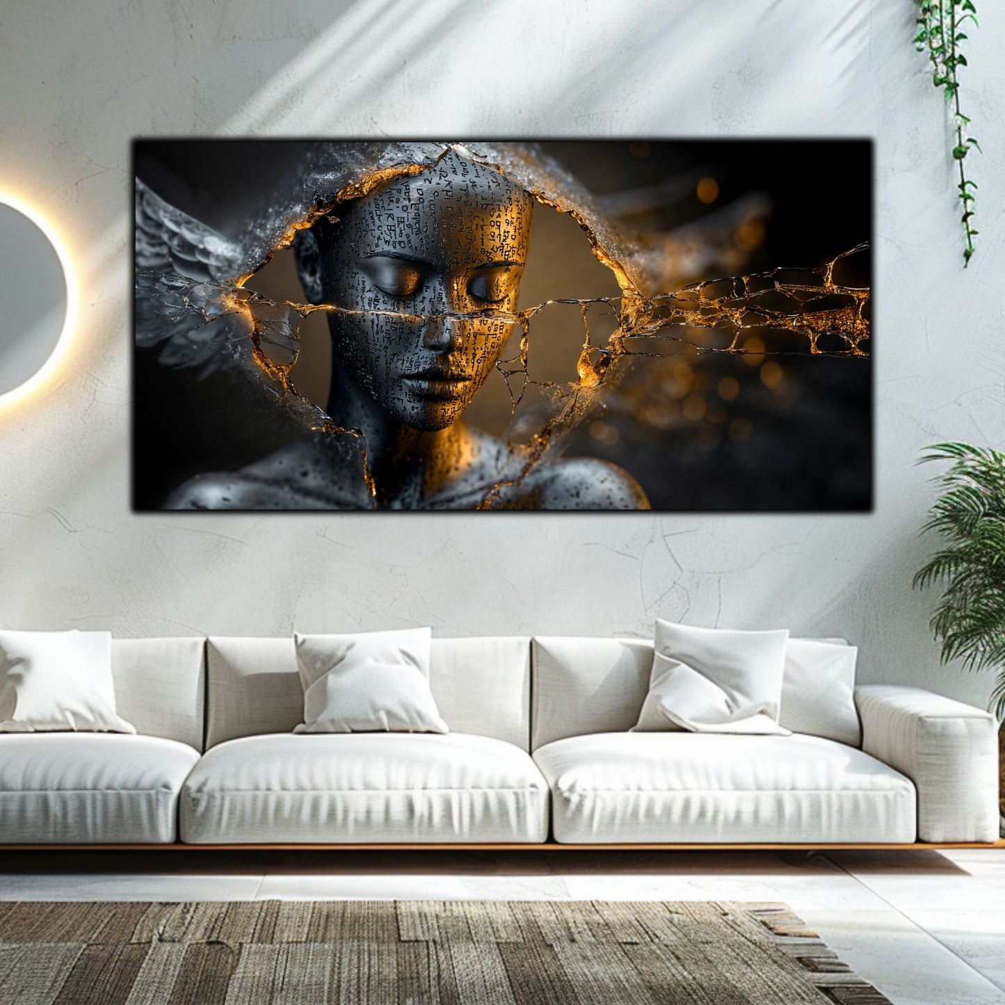 Tablou Sticla Securizata - Broken Mind 05